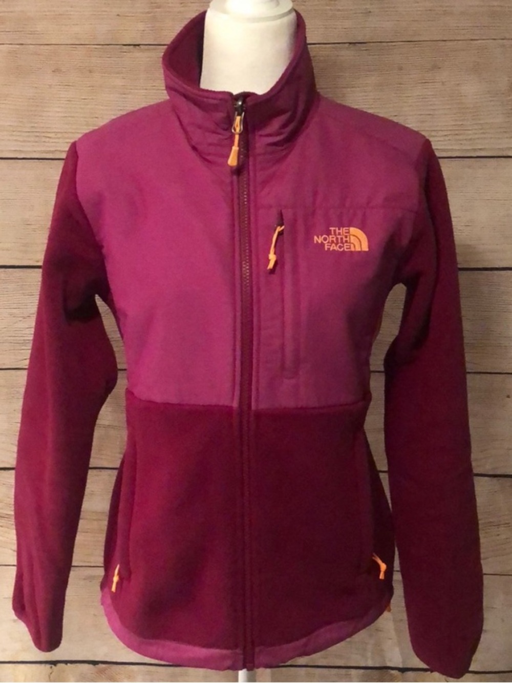 The North Face Women's Two-Tone Magenta/Berry Fleece Jacket